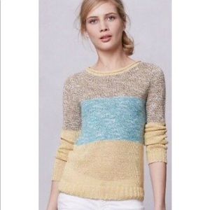 Guiliana Leila Anthro Sunk Daffodil Sweater Size S